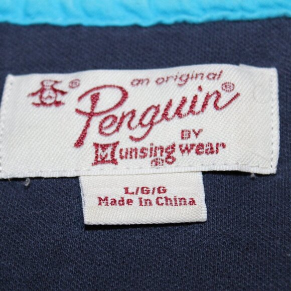 Original Penguin Polo Shirt - Classic Fit - Size L - Blue - Picture 3 of 6